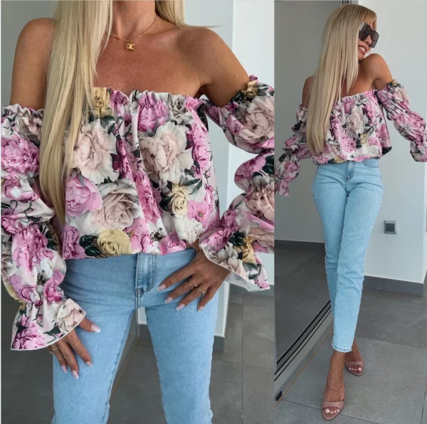 Womens Fashion Sexy Waist-cinching Long Sleeves