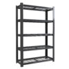 ForgeGrid: 5-Tier Adjustable Metal Mesh Shelving Unit