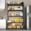 ForgeGrid: 5-Tier Adjustable Metal Mesh Shelving Unit