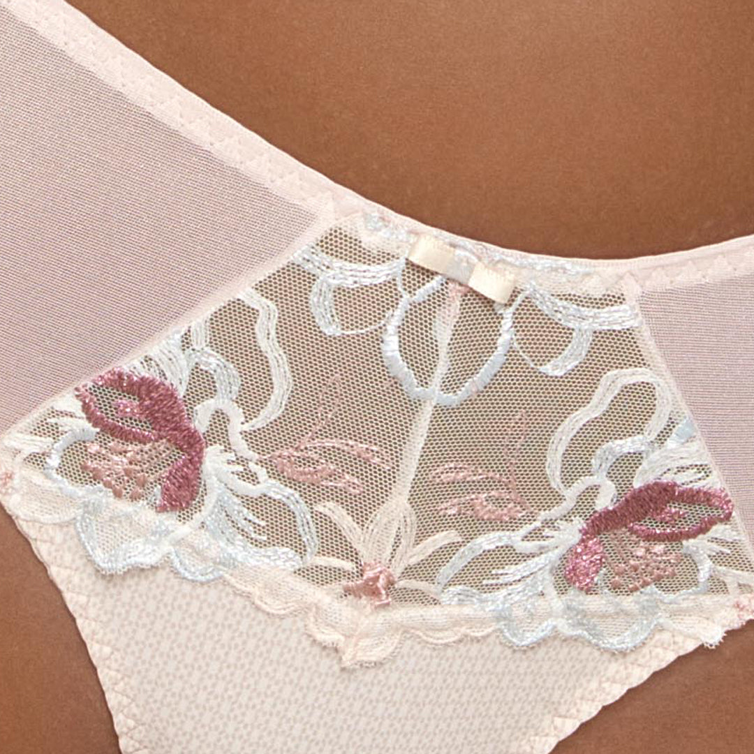 Soft Mesh Thong Panty Bisquit - Image 3