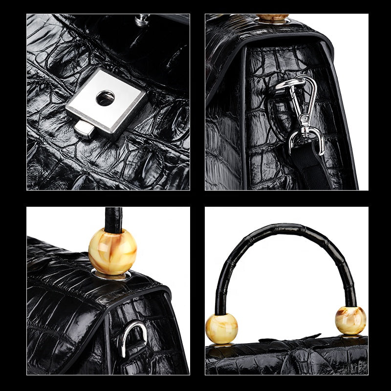 DON JOHN Crocodile Bags Luxury Handbag Women's - Image 4