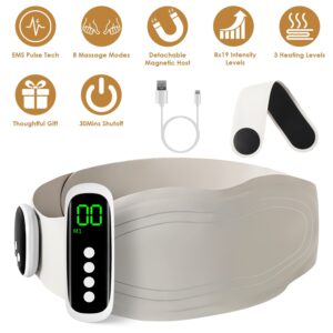 16022d64-a8b3-48fb-af3d-15fd3db5b1b3.jpg Cordless 2-in-1 EMS Back Massager & Heating Pad: Targeted Relief for Waist, Back & Cramps