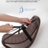 1721711795816763392.jpg Ergonomic Leather Car Seat Lumbar Cushion: Premium Back Support for Driving & Office