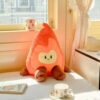 382a3378-8795-40a1-a2af-fbfc241ed5c7.jpg Cute Flame Lumbar Support Pillow: Plush Back Cushion & Decor Accent