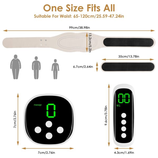 3dd8245d-f9d3-43fe-acb8-5a6e9d3adf43.jpg Cordless 2-in-1 EMS Back Massager & Heating Pad: Targeted Relief for Waist, Back & Cramps