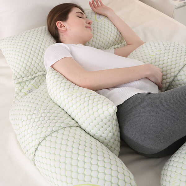 675234c0-3a57-4e4b-a9eb-72741e2c6111.jpg Full-Body Ergonomic Pregnancy Pillow: Ultimate Lumbar & Side Sleep Support