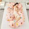 73aa2761-9d36-40f8-a922-c14b3c46693f.jpg Full-Body Ergonomic Pregnancy Pillow: Ultimate Lumbar & Side Sleep Support