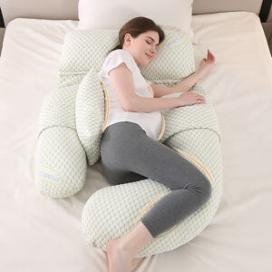 Full-Body Ergonomic Pregnancy Pillow: Ultimate Lumbar & Side Sleep Support