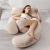 c8523d21-0934-444d-8efe-fb154af2678f.jpg Full-Body Ergonomic Pregnancy Pillow: Ultimate Lumbar & Side Sleep Support