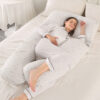 db8a2033-1102-4a1b-ba5e-425a350a0b52.jpg Full-Body Ergonomic Pregnancy Pillow: Ultimate Lumbar & Side Sleep Support