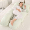 df71f9f2-116e-40c0-a5d3-6a1489ee3e2e.jpg Full-Body Ergonomic Pregnancy Pillow: Ultimate Lumbar & Side Sleep Support